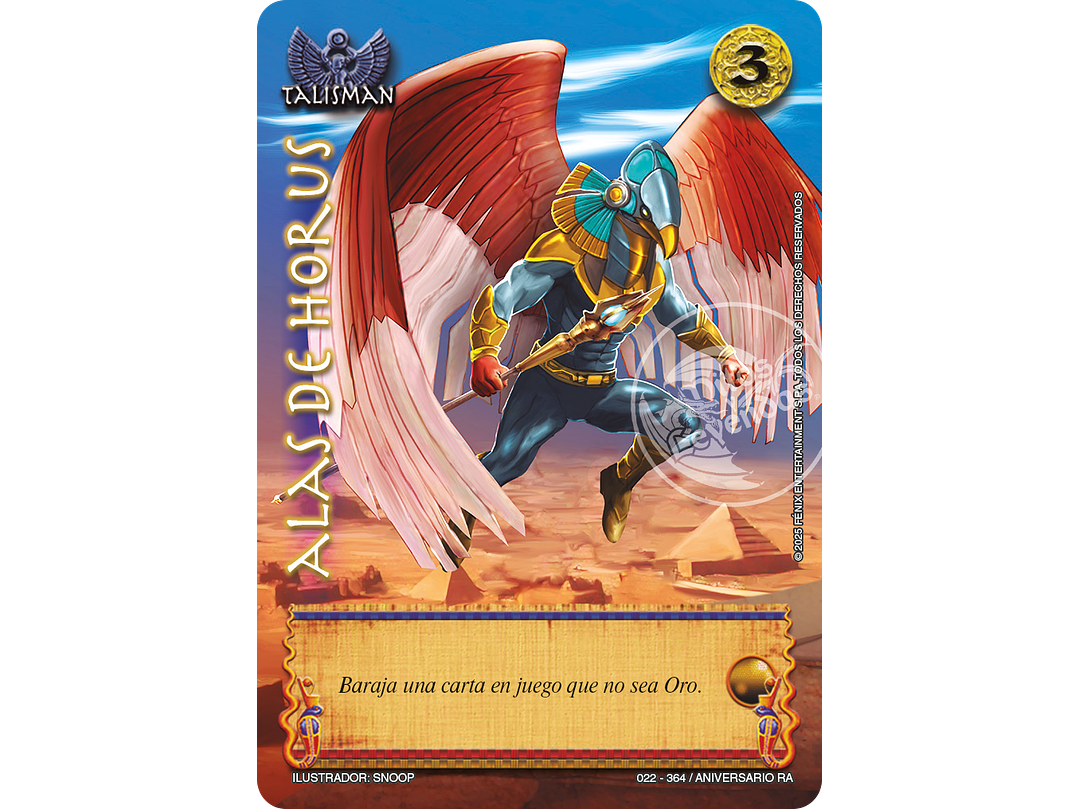 Alas de Horus (Aniversario de Ra - Ultra Real) 1