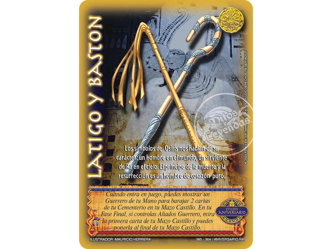 Látigo y Bastón (Kit de Batalla Ra - aniversario) 1