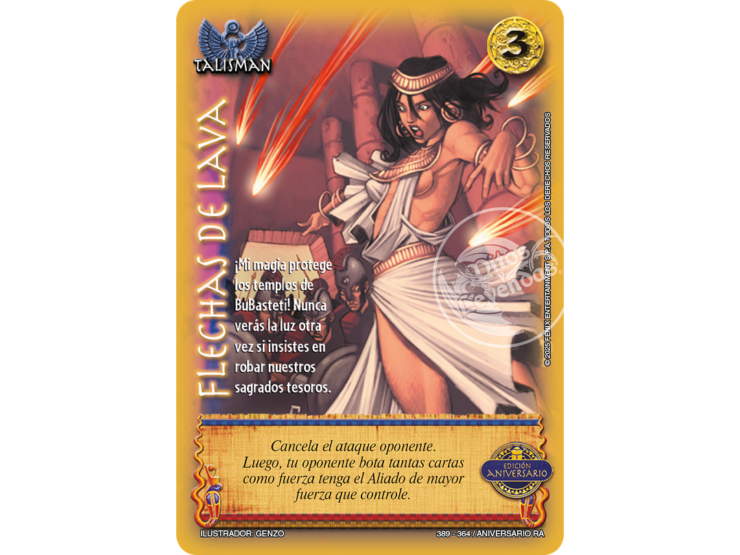 Flechas de lava (Kit de Batalla Ra - aniversario) 1