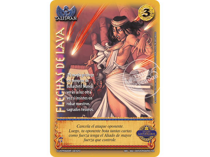 Flechas de lava (Kit de Batalla Ra - aniversario) 1