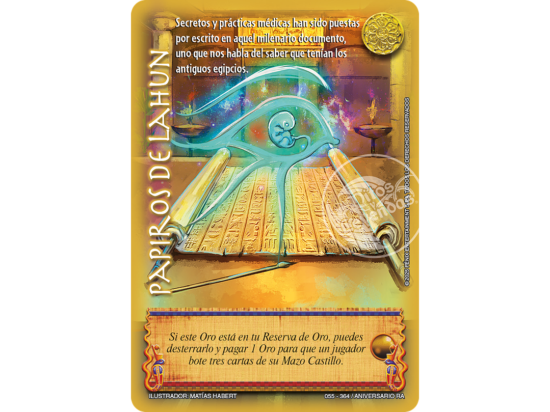 Papiros de Lahún (Aniversario de Ra - Mega Real) 1