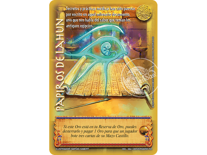 Papiros de Lahún (Aniversario de Ra - Mega Real) 1