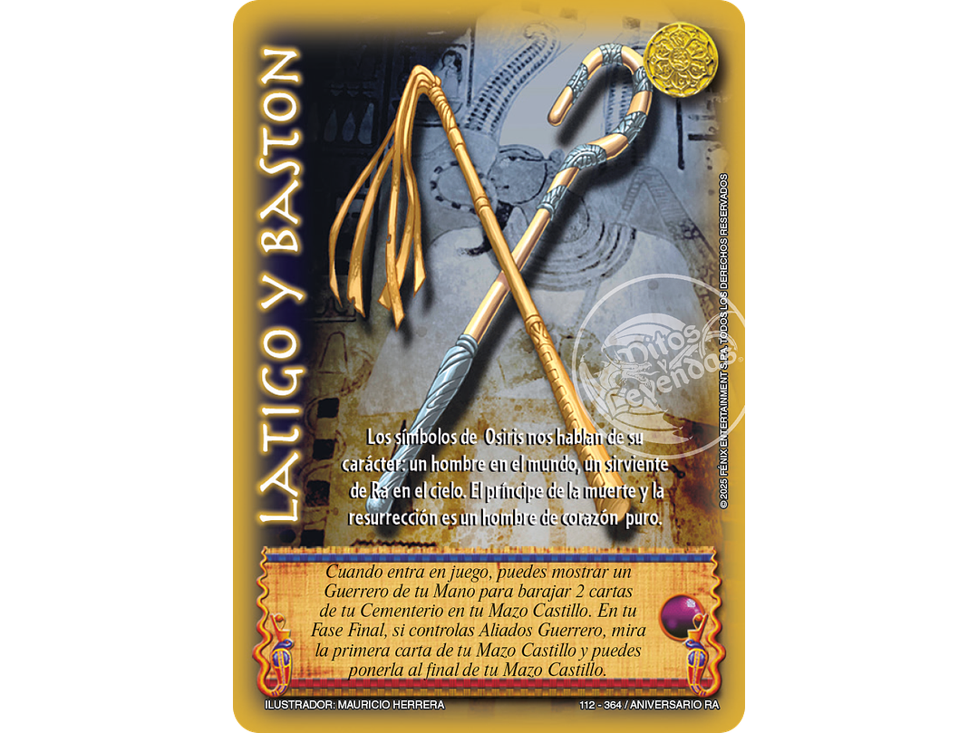 Látigo y Bastón (Rework) (Aniversario de Ra - Real) 1