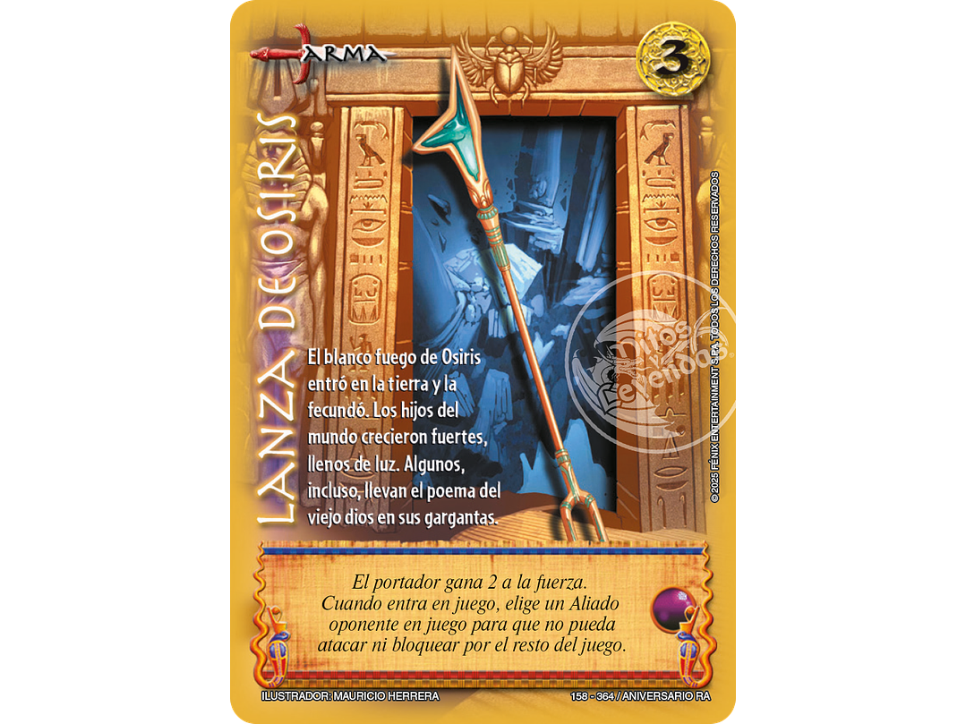 Lanza de Osiris (Rework) (Aniversario de Ra - Real) 1