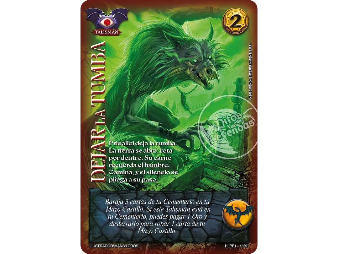 Dejar la tumba (Colmillos de Avalon) 1