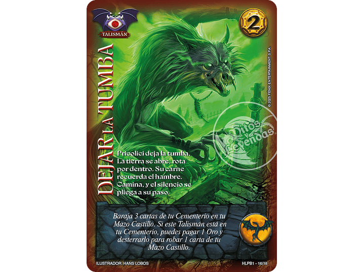 Dejar la tumba (Colmillos de Avalon) 1