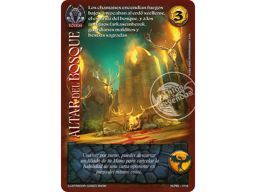 Altar del bosque (Colmillos del Inframundo) 1