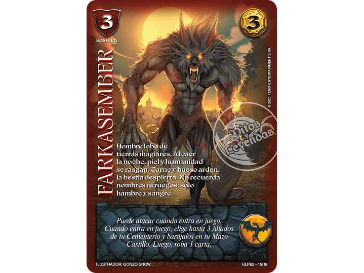 Farkasember (Colmillos del Inframundo) 1