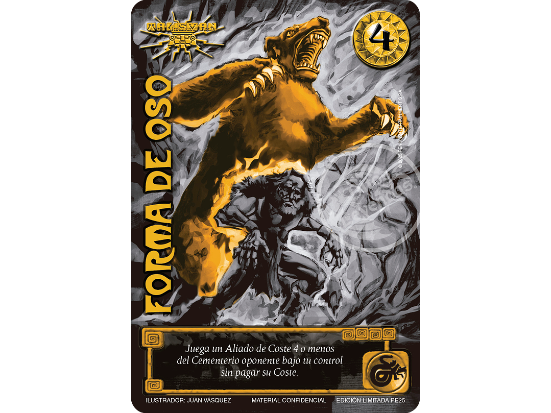 Forma de Oso (LBPE25 - Secreta Dorada) 1