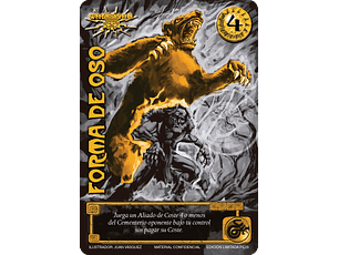 Forma de Oso (LBPE25 - Secreta Dorada)