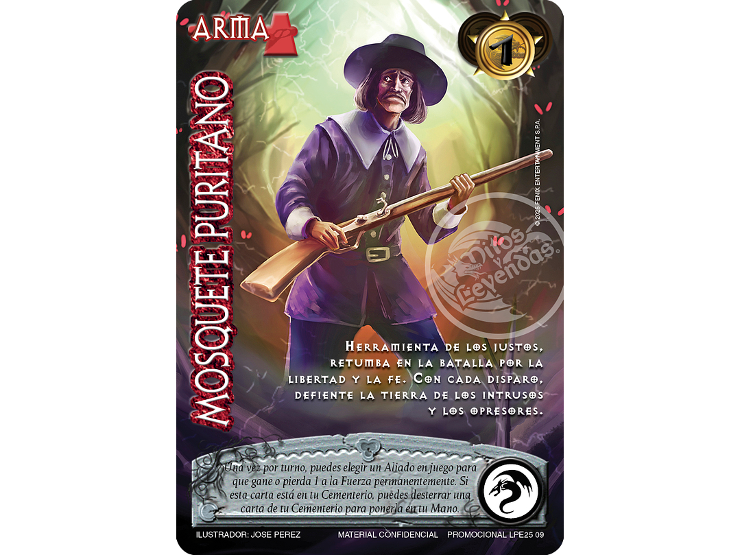 Mosquete Puritano (LBPE25 - Arte Alternativo) 1