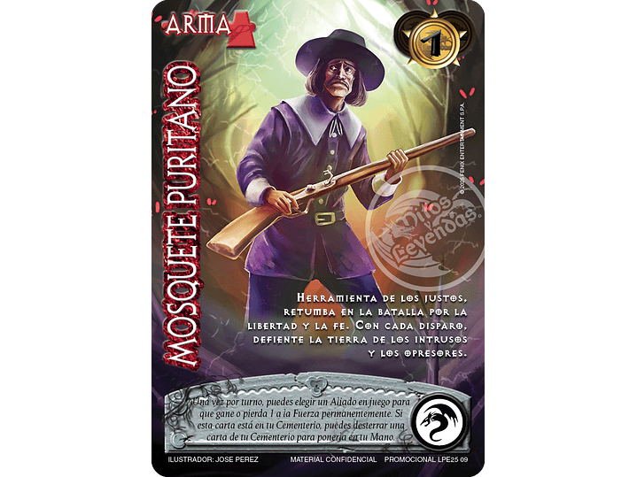 Mosquete Puritano (LBPE25 - Arte Alternativo) 1