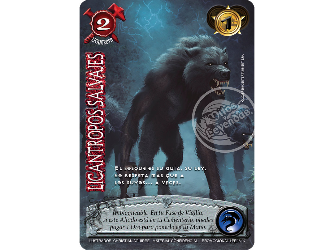 Licantropos Salvajes (LBPE25 - Arte Alternativo) 1