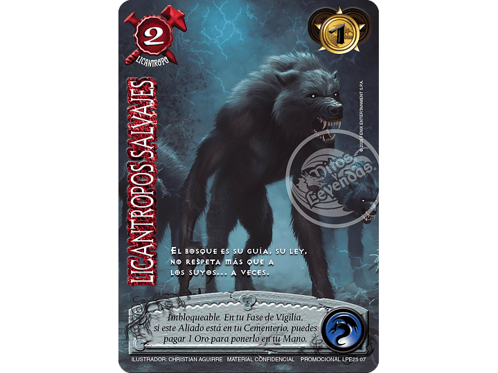 Licantropos Salvajes (LBPE25 - Arte Alternativo) 1