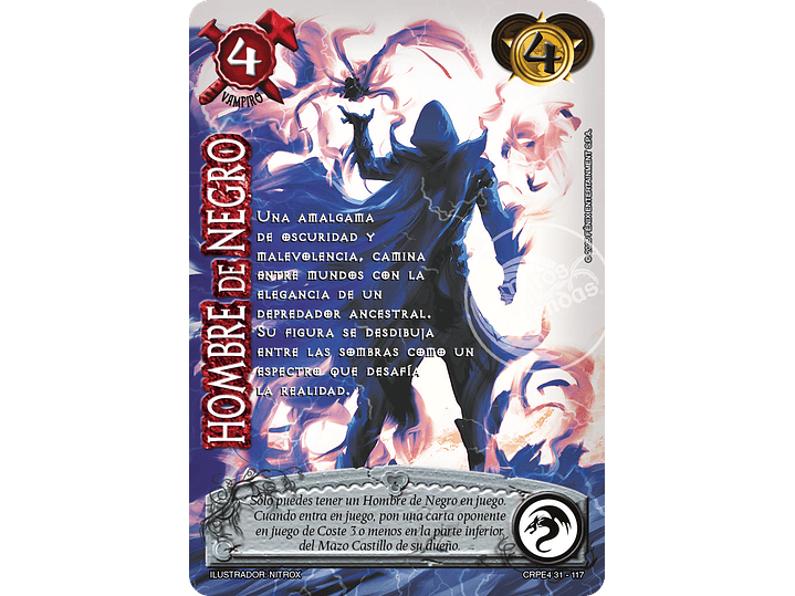 Hombre de Negro (Kit Racial Vampiro 2025) 1