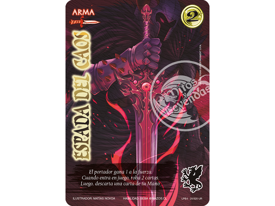 Espada del Caos (LPE4 - UR) 1