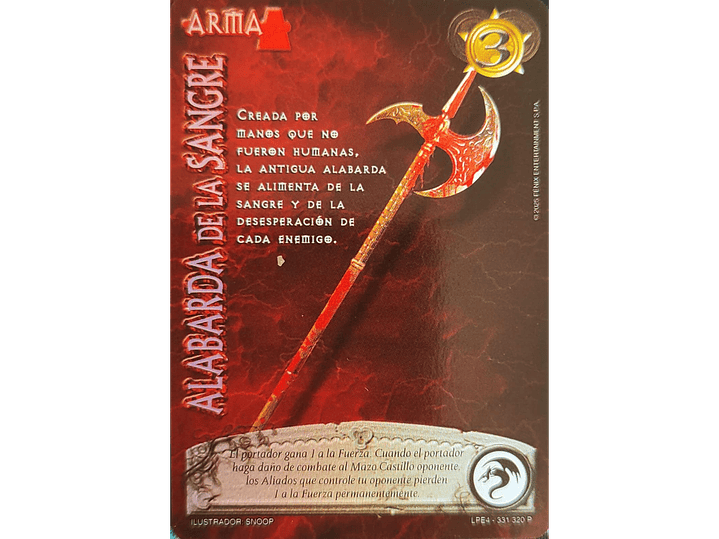 Alabarda de la sangre (Kit Pagano) 1