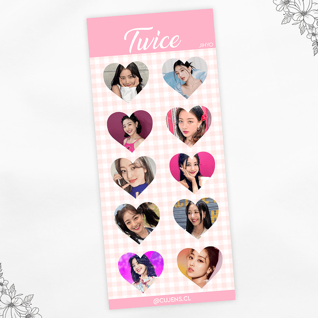 TWICE - HEART STICKERS