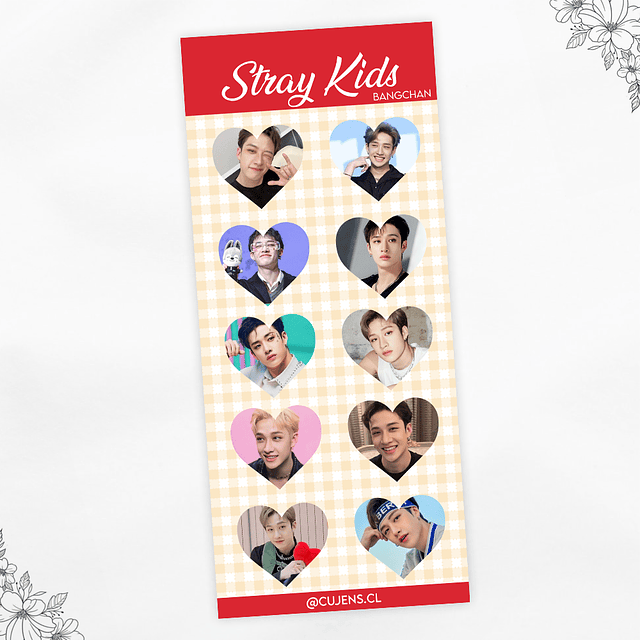 STRAY KIDS - HEART STICKERS