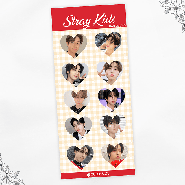 STRAY KIDS - HEART STICKERS