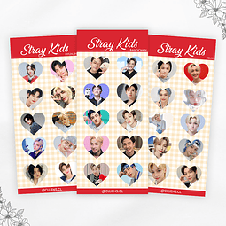 STRAY KIDS - HEART STICKERS