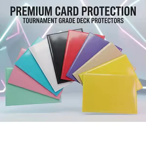 Matte card sleeves 