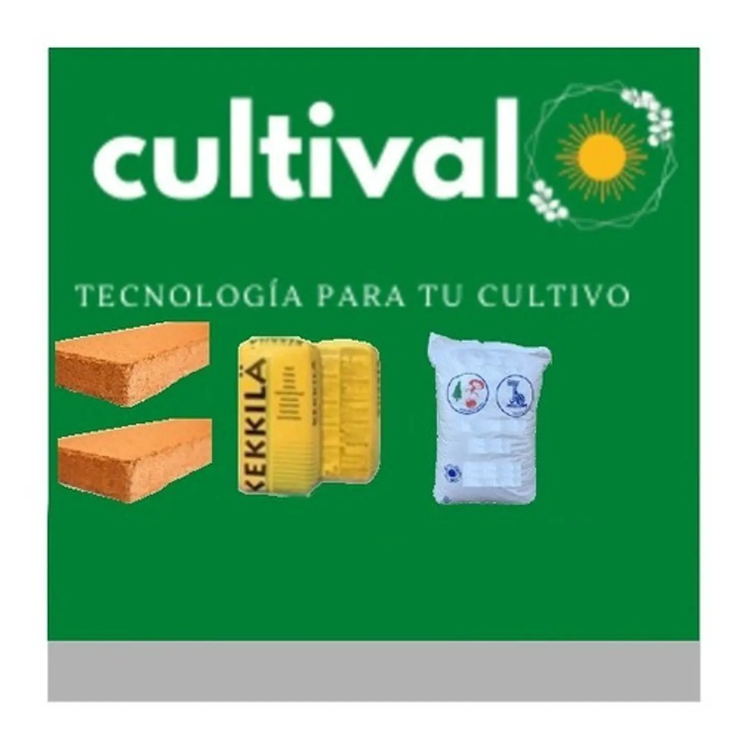 Pack Cultivo Mayorista: Turba 300 L + Perlita 100 L + 2 Fibras de Coco 4