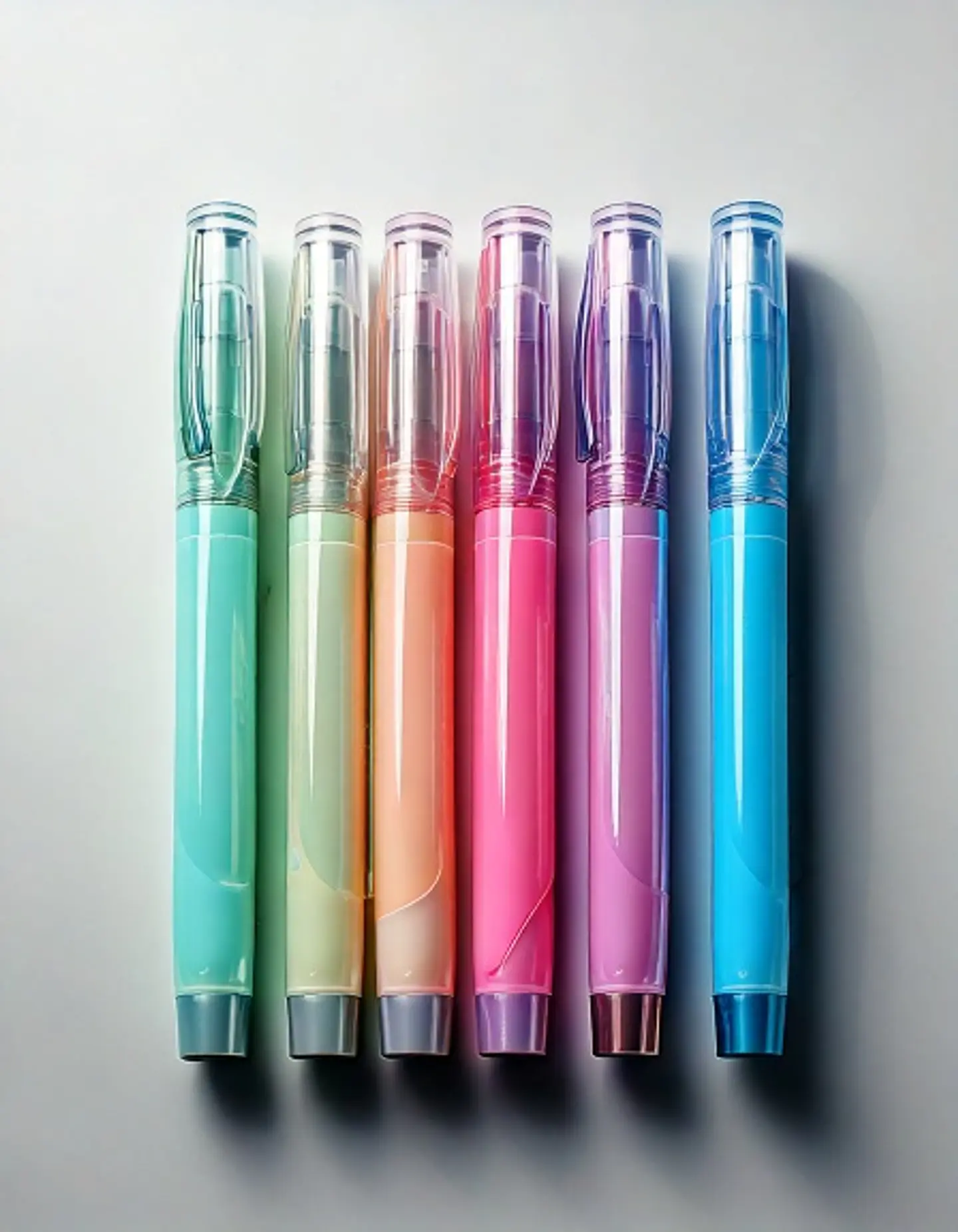 Conjunto de 5 canetas de gel  1