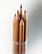 Lápis de grafite de madeira natural (pacote com 3) - Thumbnail 4