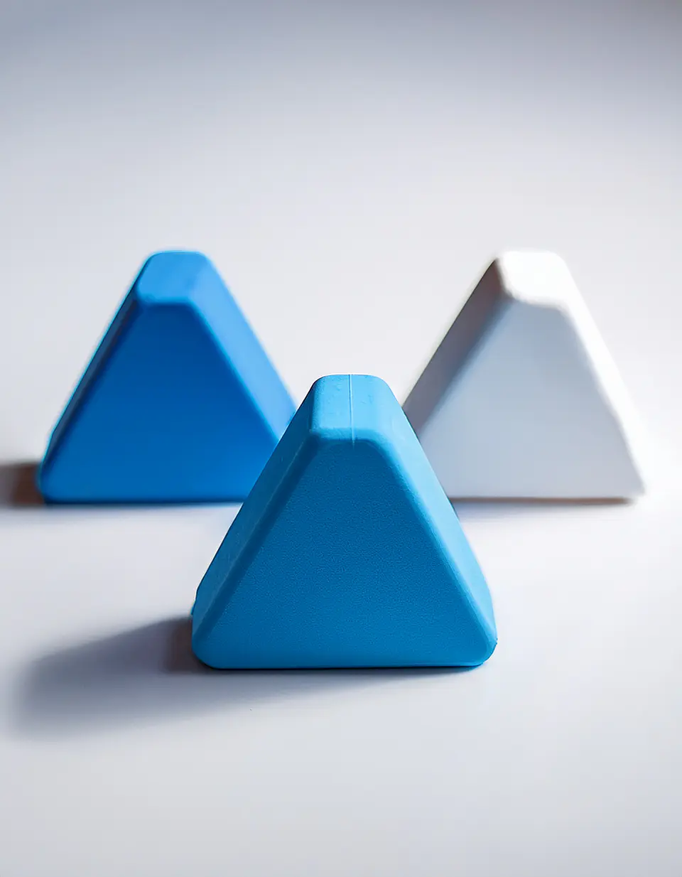 Borracha de design triangular 3