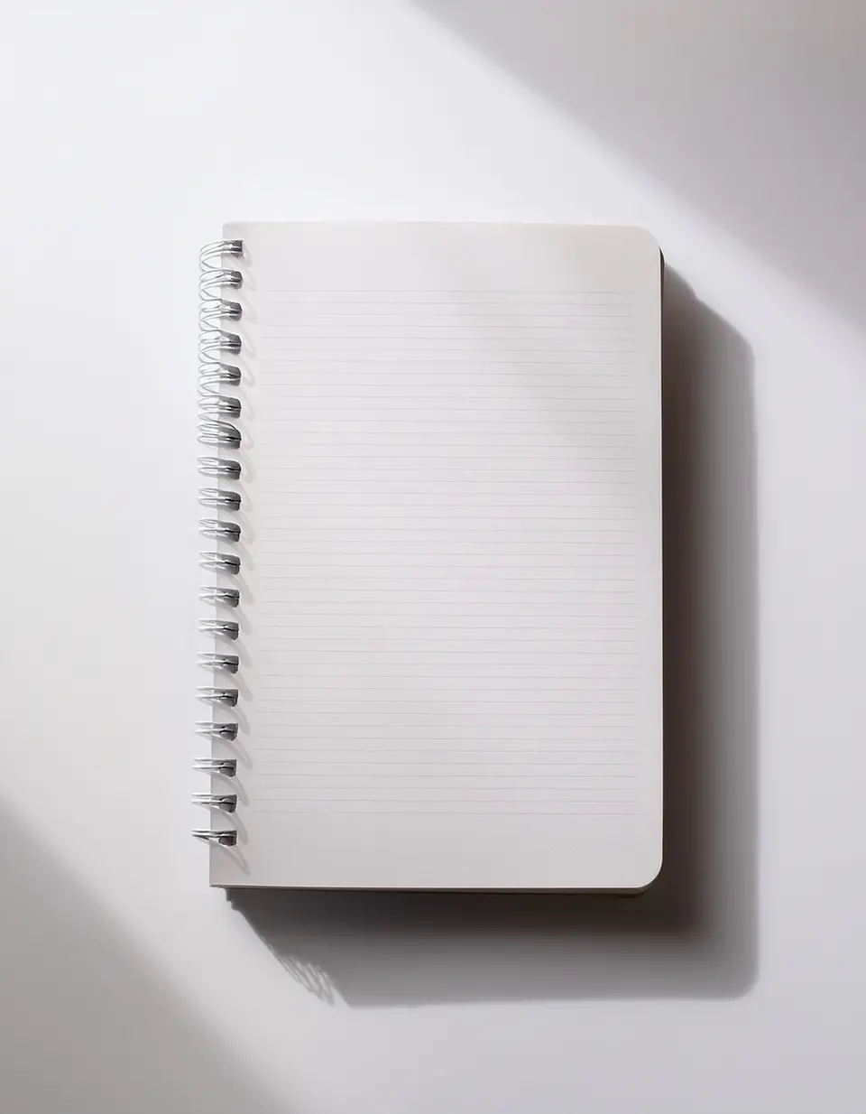 Caderno pautado de capa mole 2