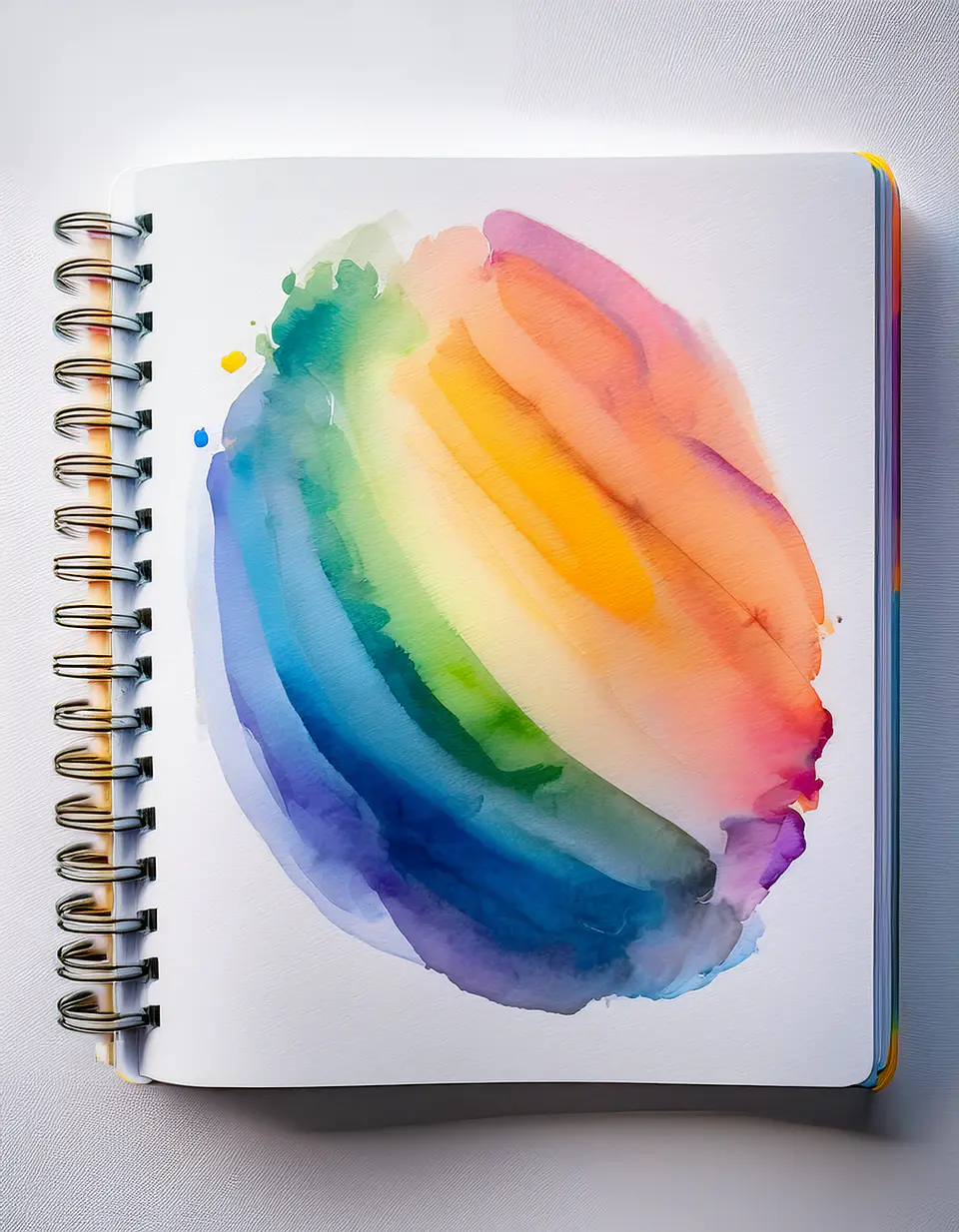 Caderno Espiral de Aquarela 3