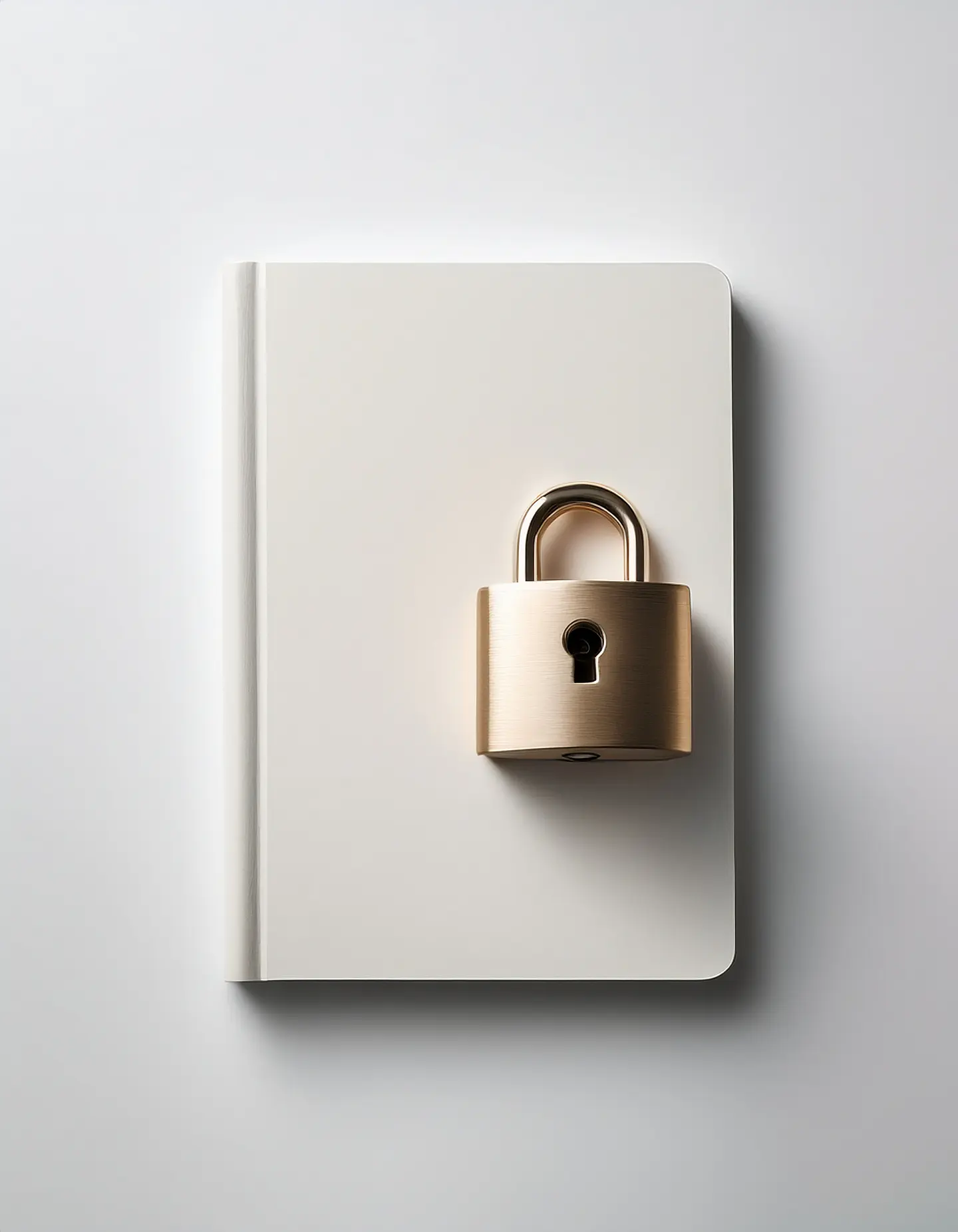 Caderno de capa dura com cadeado 3