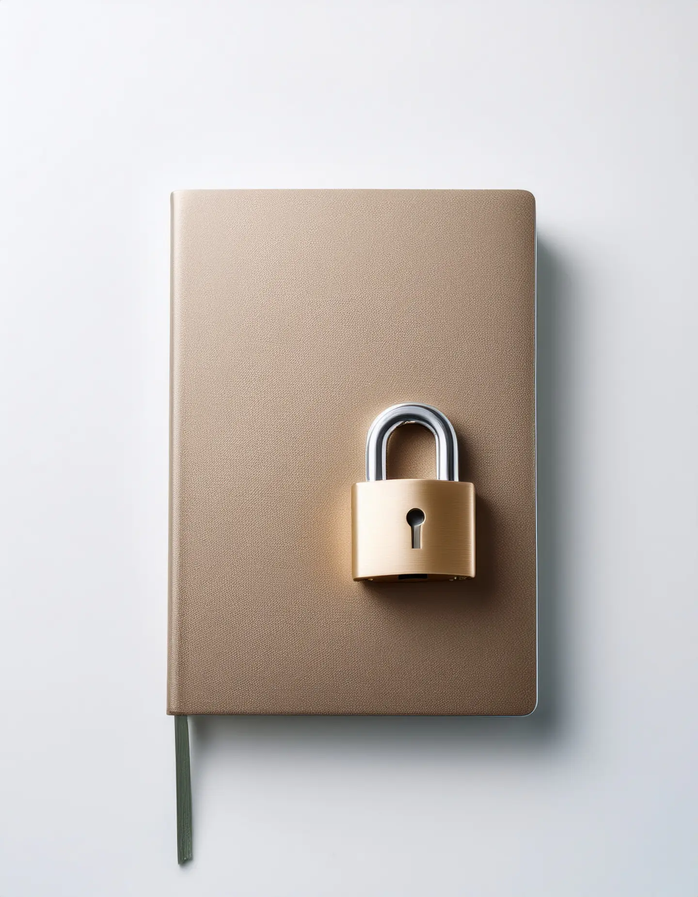 Caderno de capa dura com cadeado 4