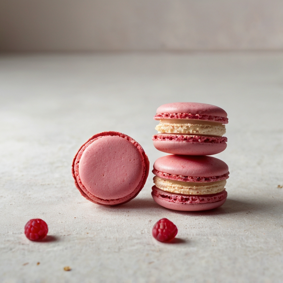 Macarons de Frambuesa Natural 2