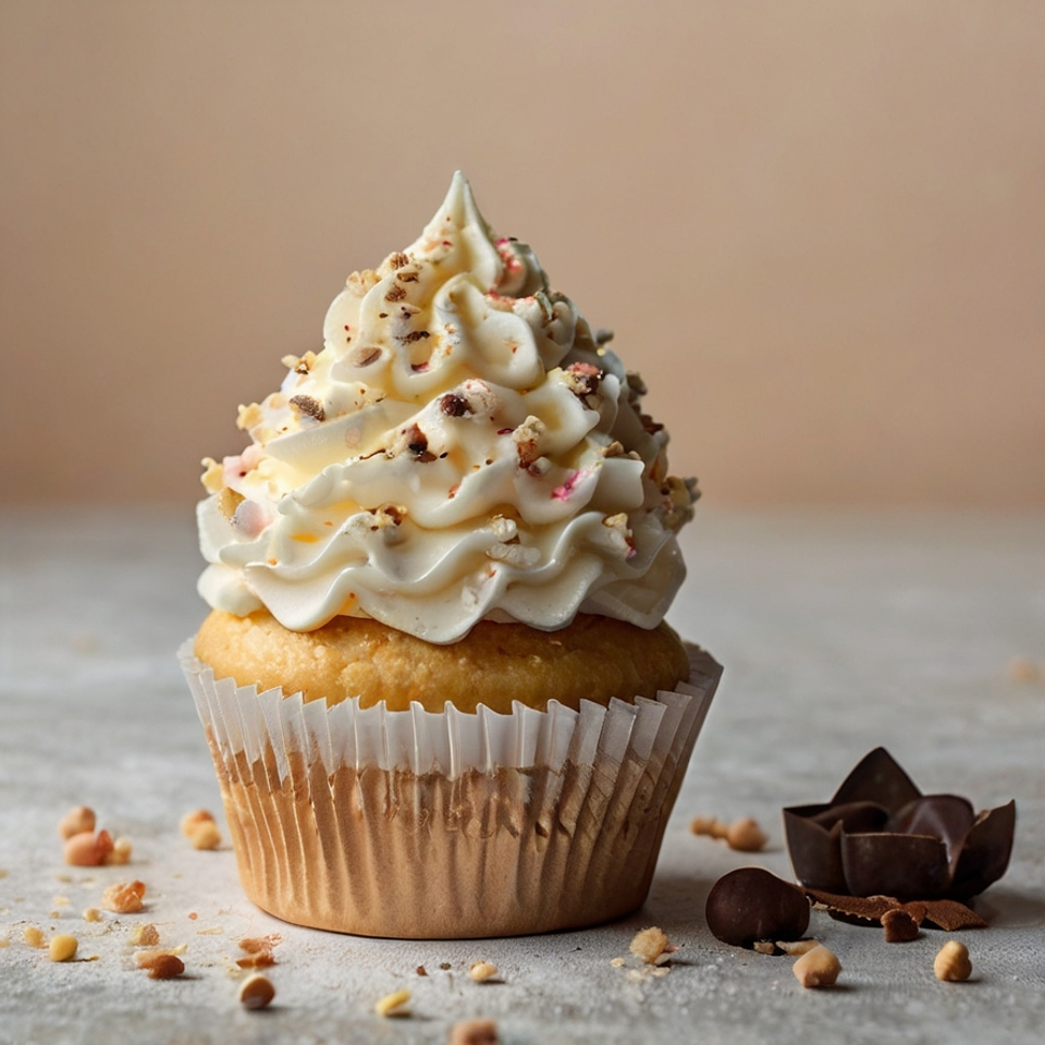 Cupcake de Vainilla con Confites 2