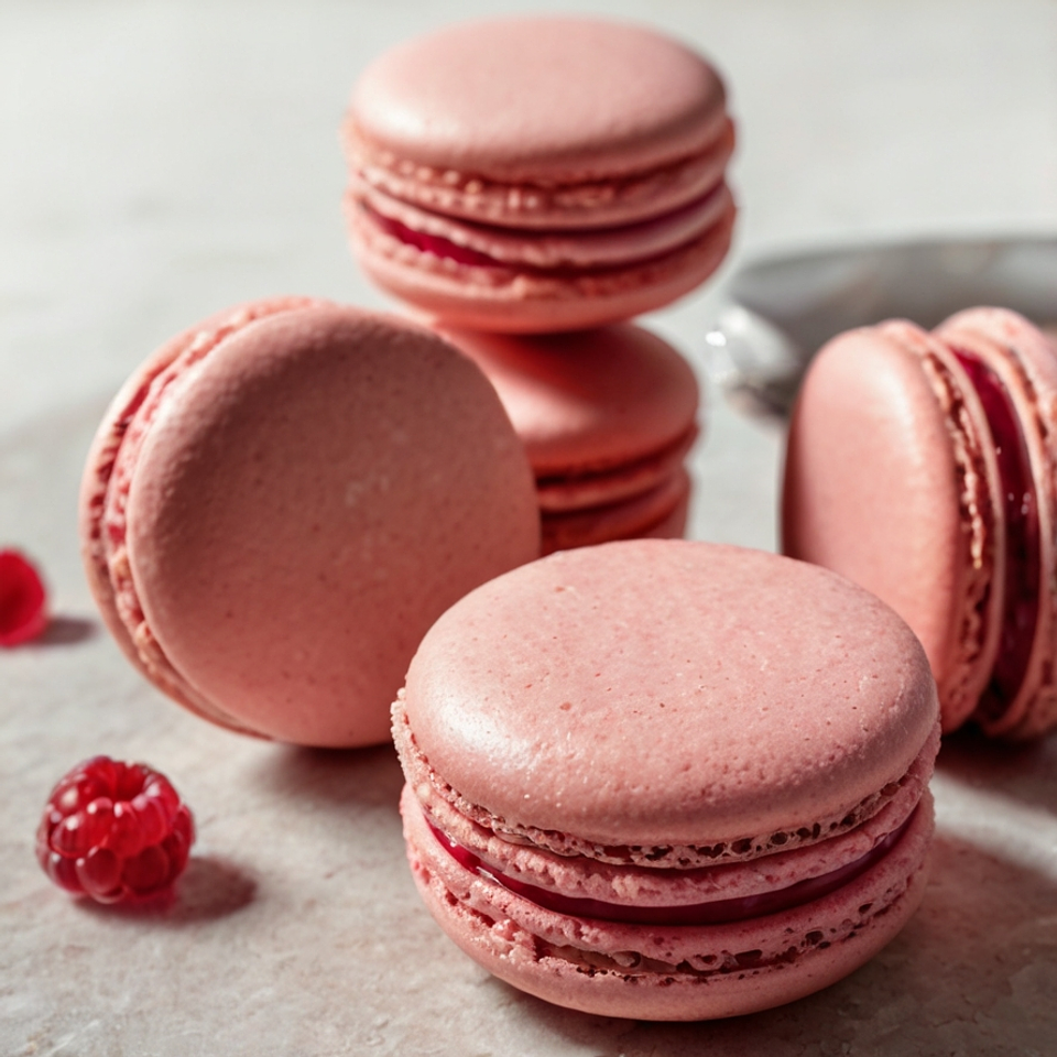 Macarons de Frambuesa Natural 4