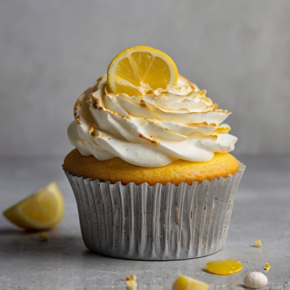 Cupcake de Limón y Merengue 1