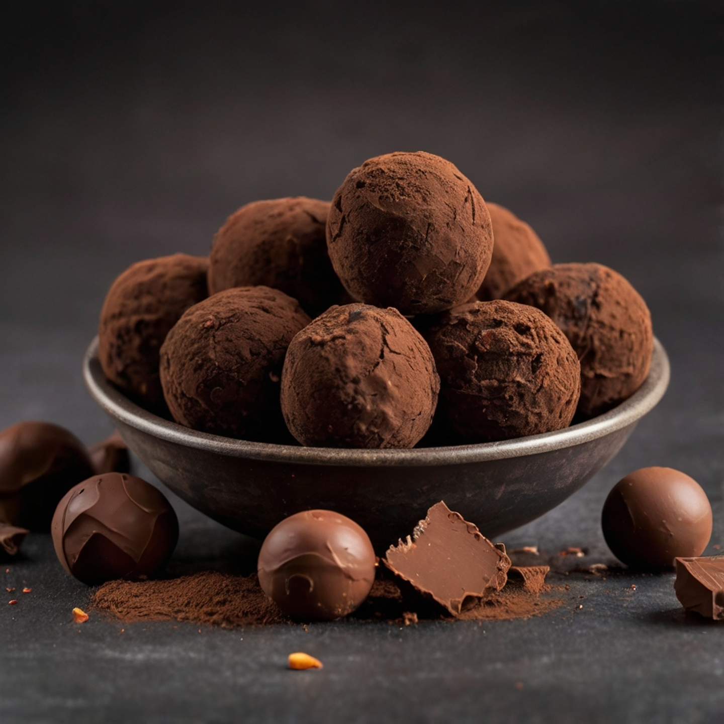 Trufas de Chocolate Amargo 5