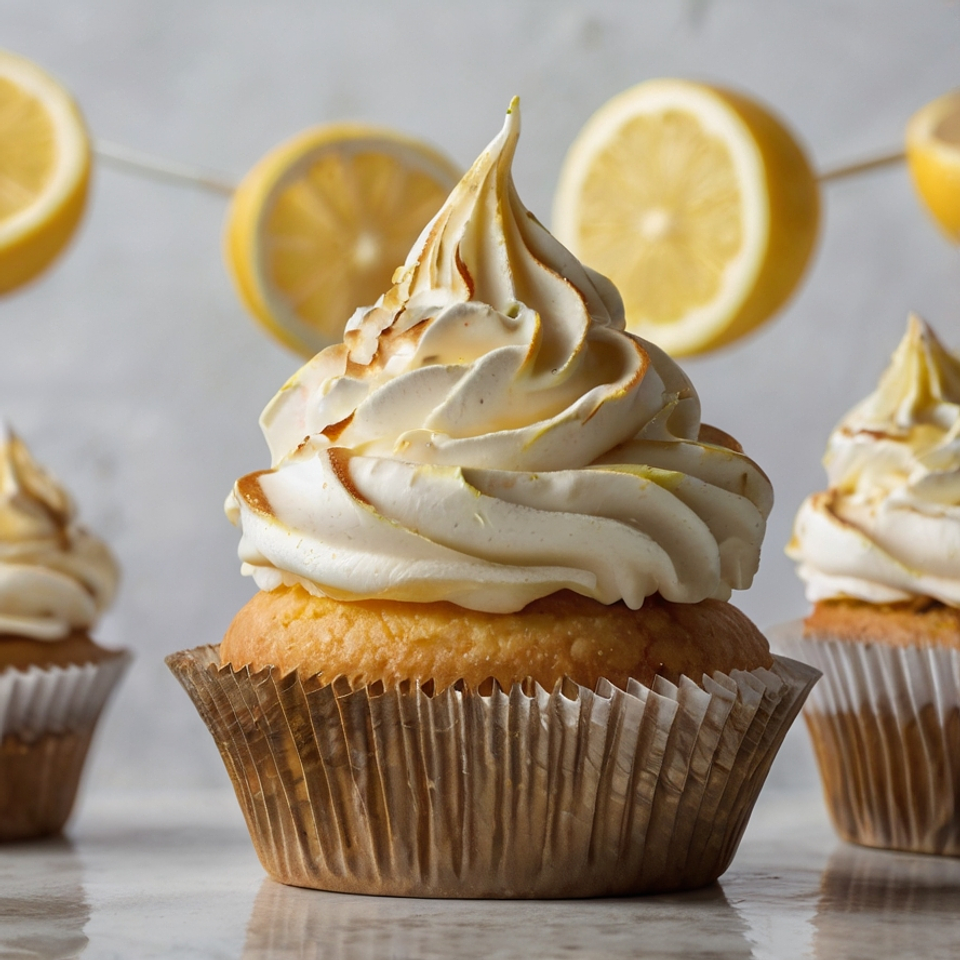Cupcake de Limón y Merengue 2