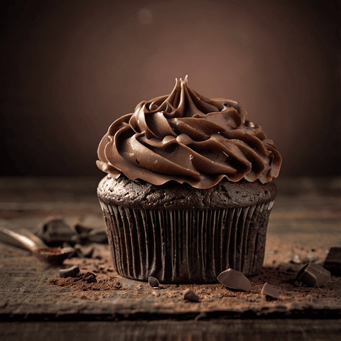 Cupcake de Chocolate Amargo