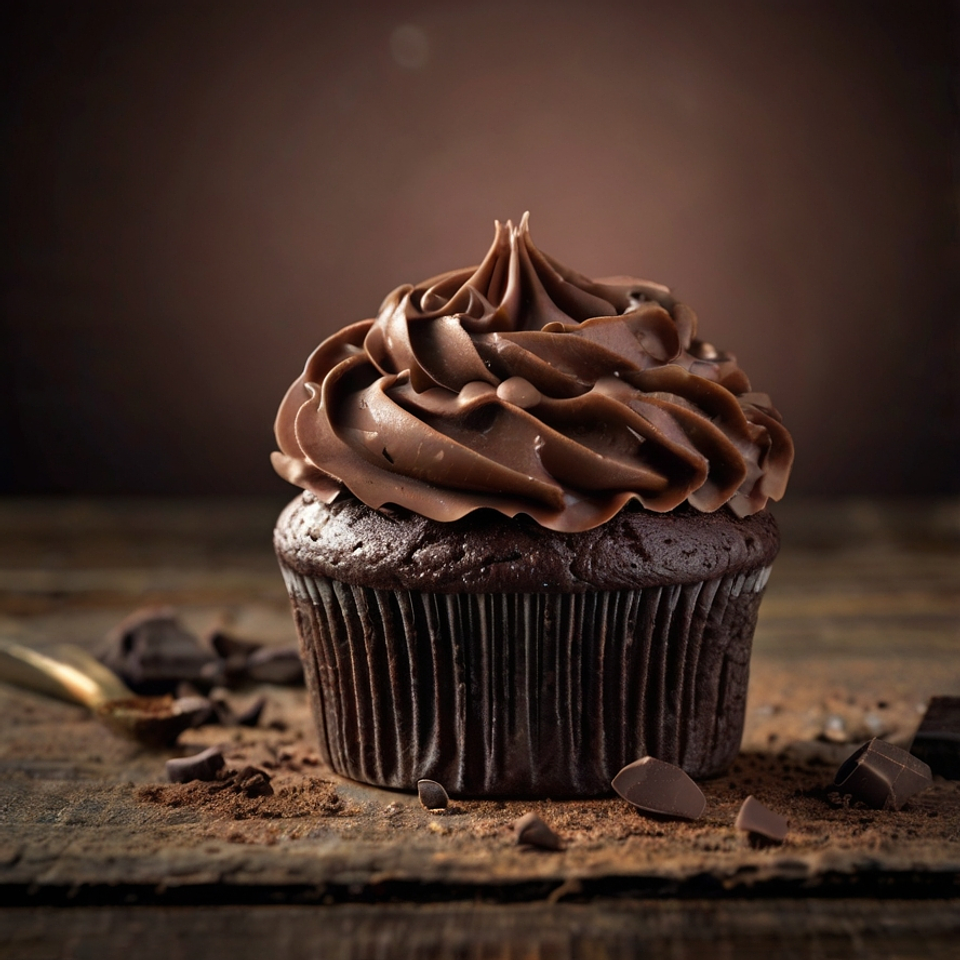 Cupcake de Chocolate Amargo 1