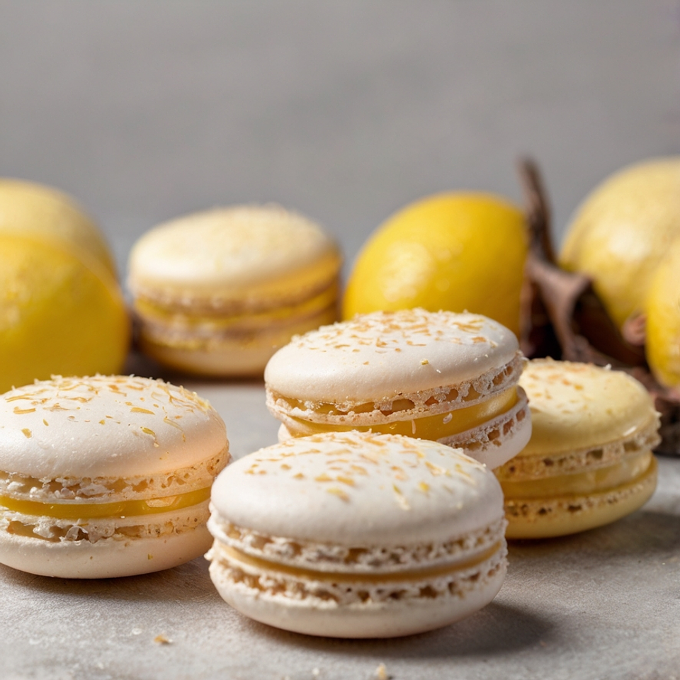 Macarons de Coco y Limón 1