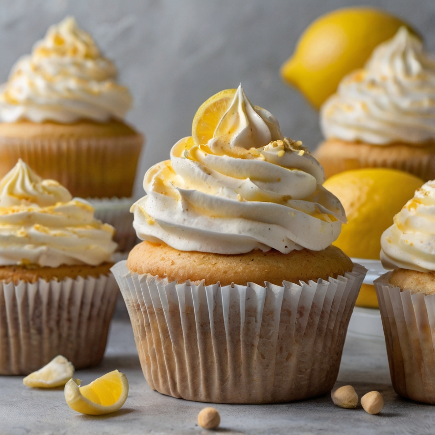 Cupcake de Limón y Merengue 4