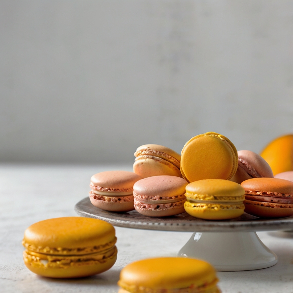 Macarons de Mango y Maracuyá 3