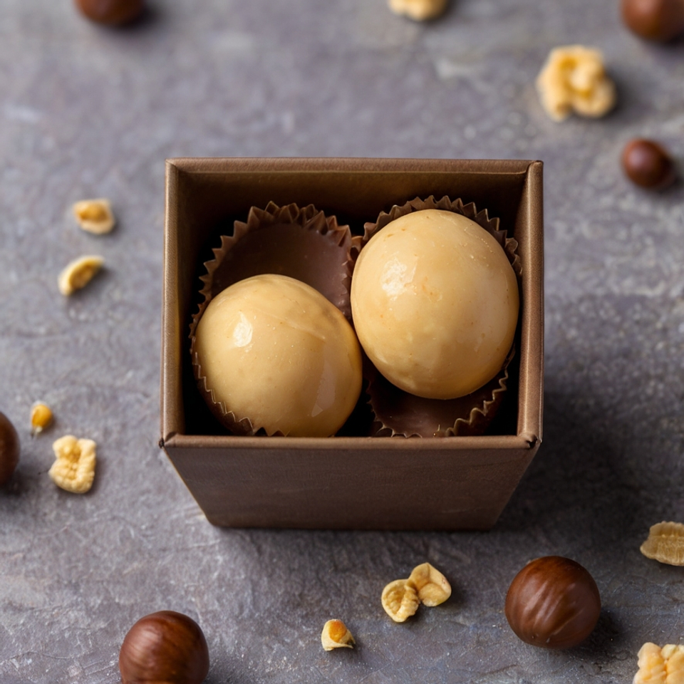 Chocolates Recheados com Avelã 4