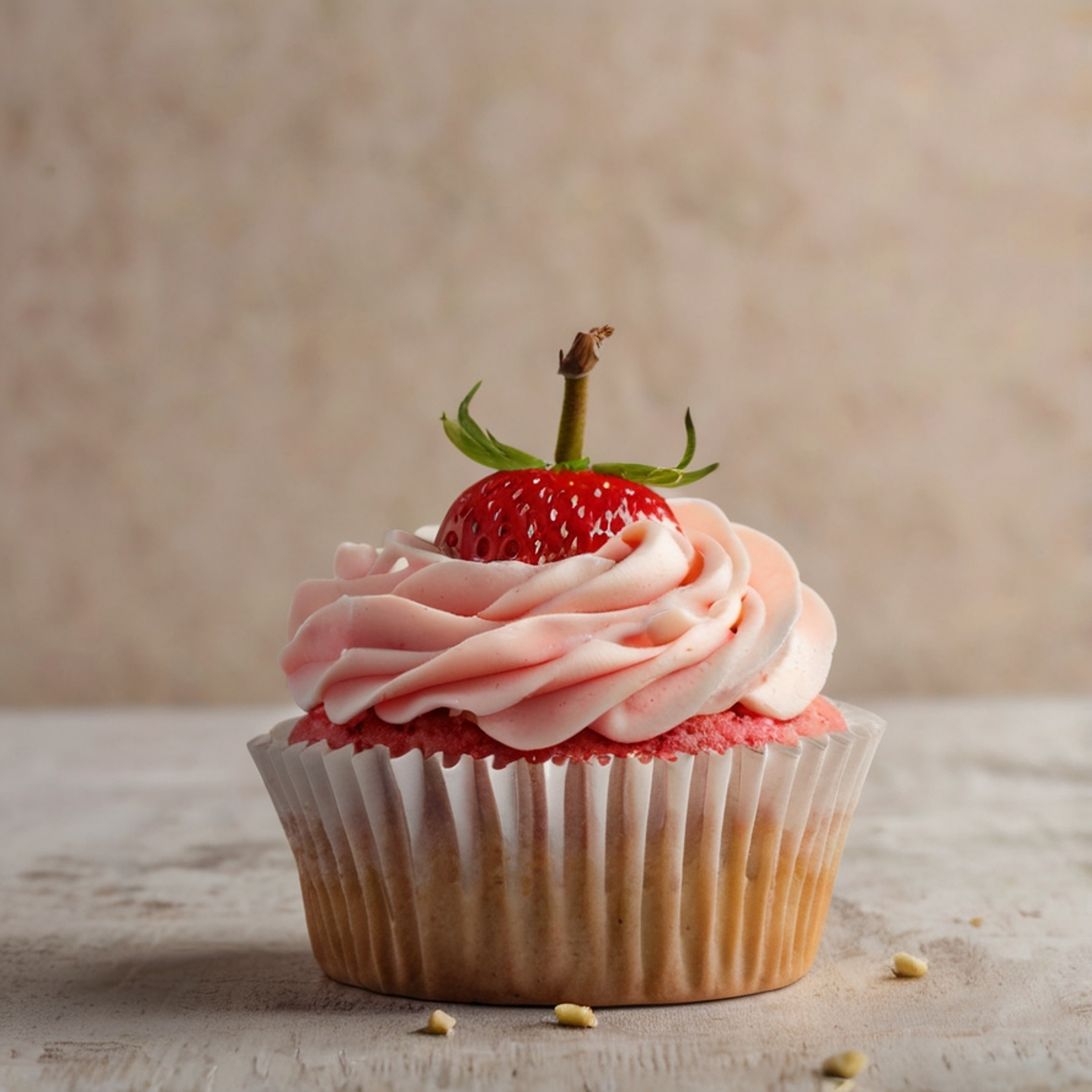 Cupcake de Fresa Natural 2