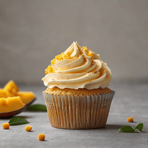 Cupcake de Mango Cremoso