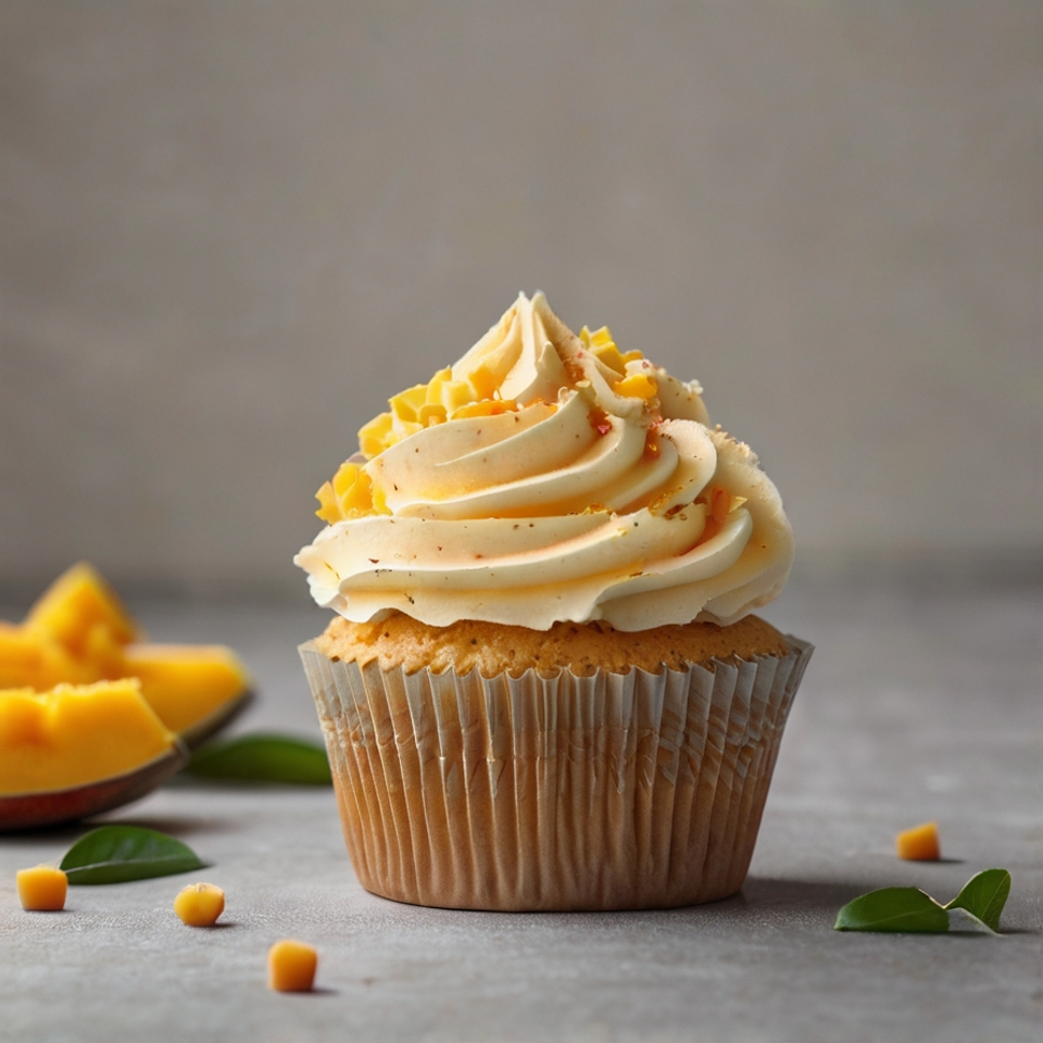 Cupcake de Mango Cremoso 1