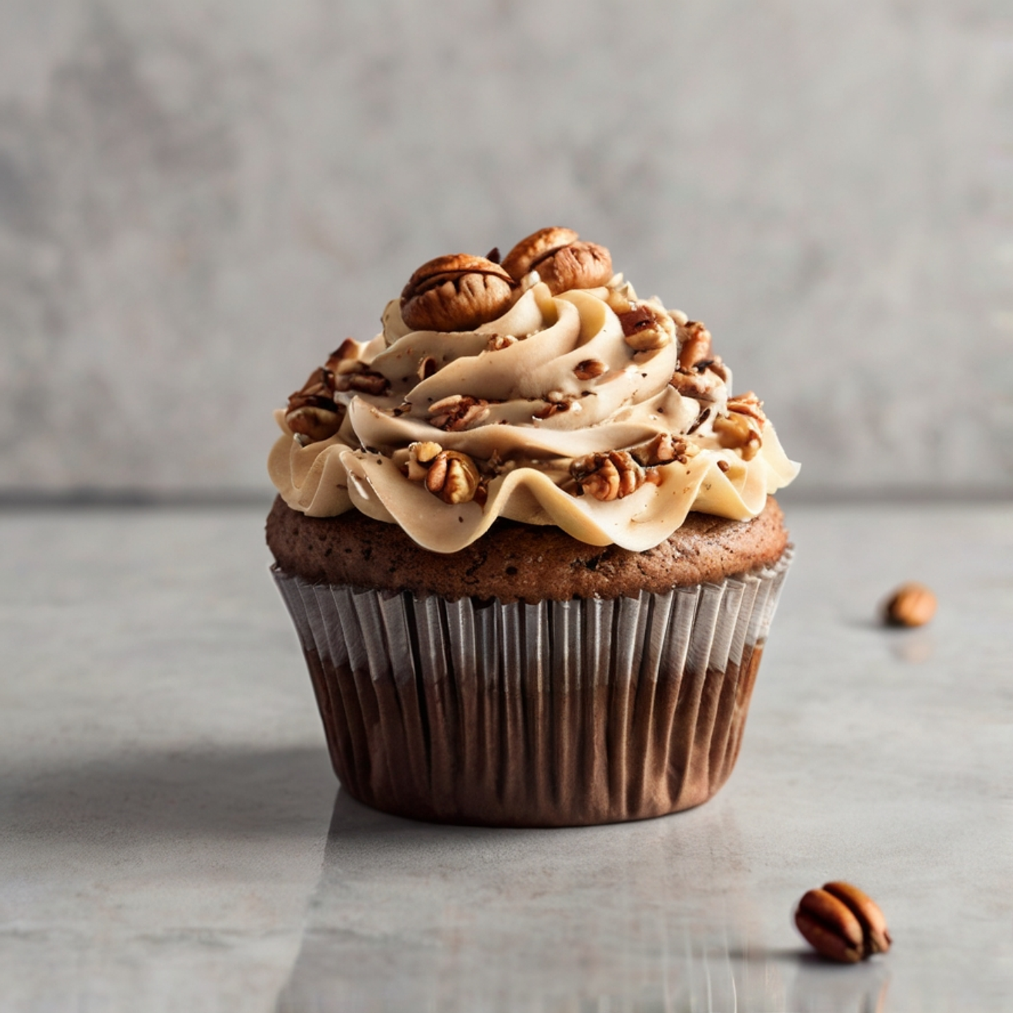 Cupcake de Café y Nuez 2